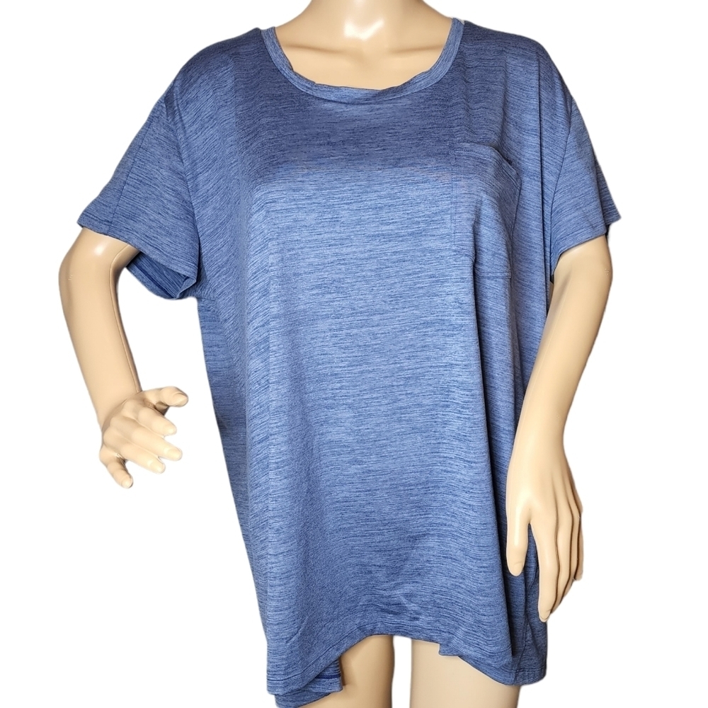 Outdoor Research Split Back Blue Active Tee Flyaw… - image 6